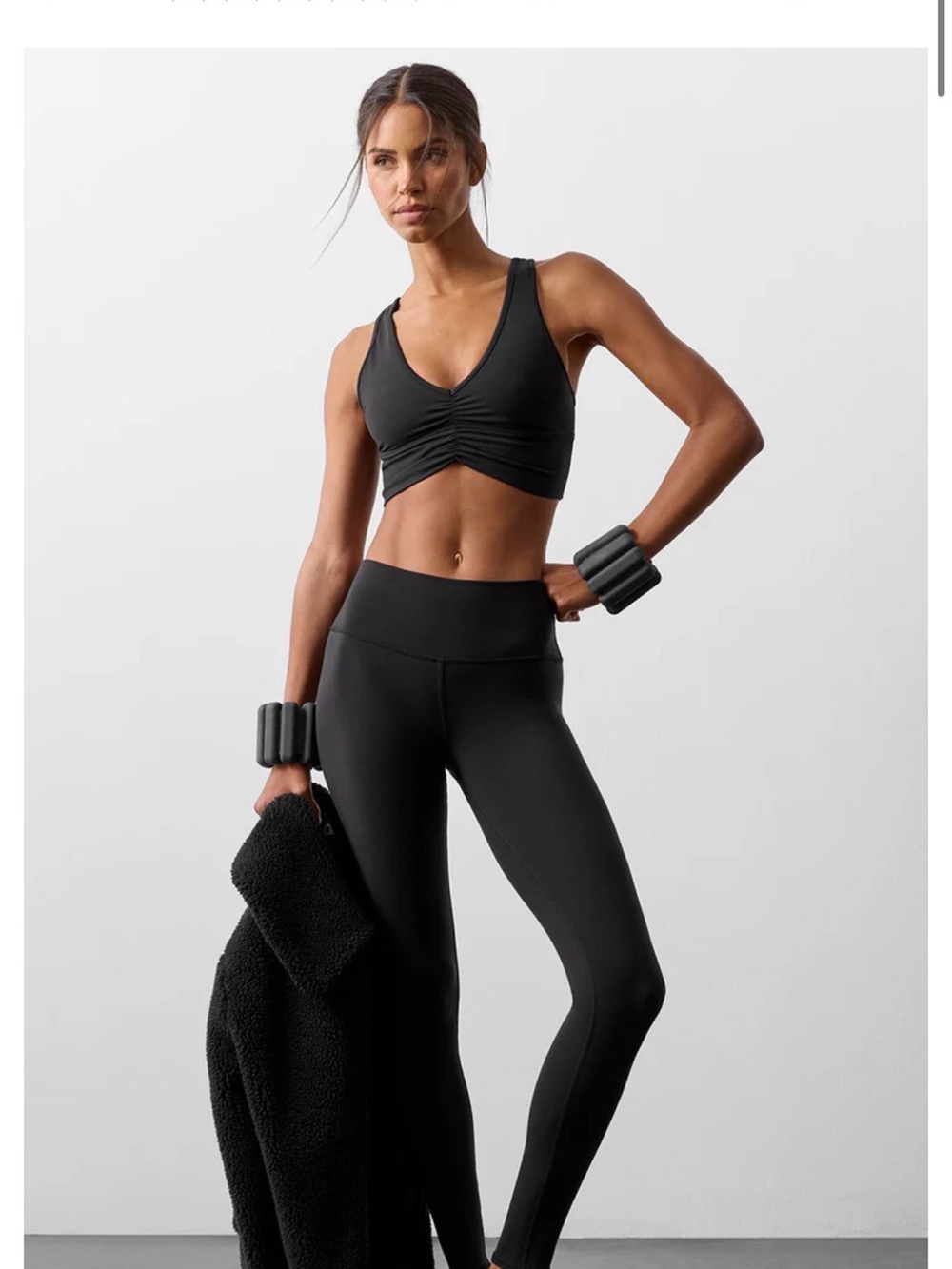 ALO Yoga Black High-Rise Airbrush leggings